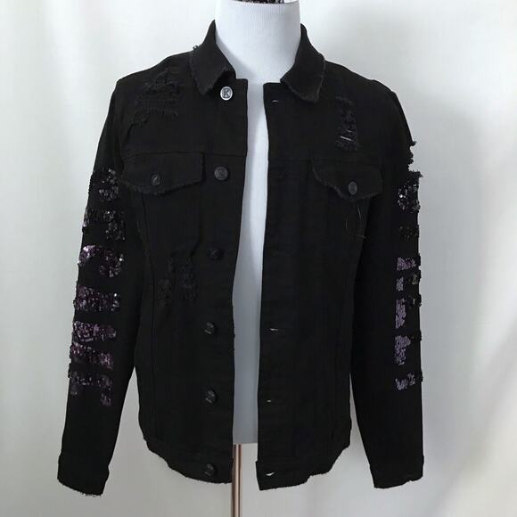 De-Kryptic NWOT Sesame Street Count Dracula Jean Jacket Men M - Picture 15 of 16